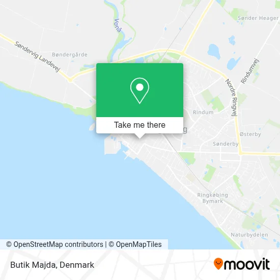 Butik Majda map