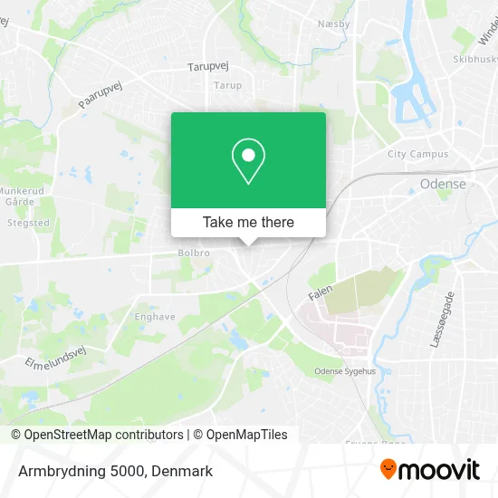 Armbrydning 5000 map