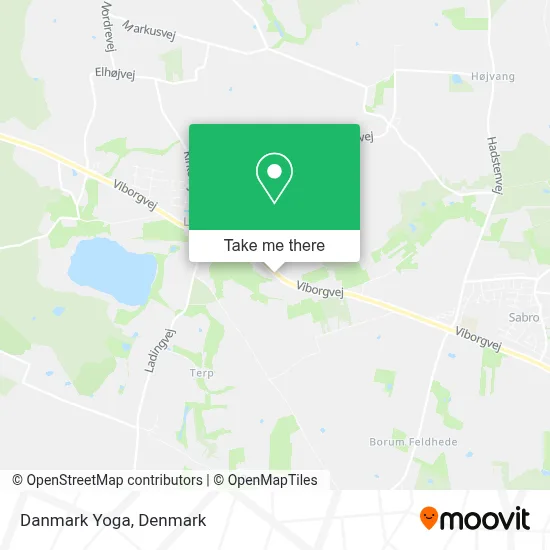 Danmark Yoga map