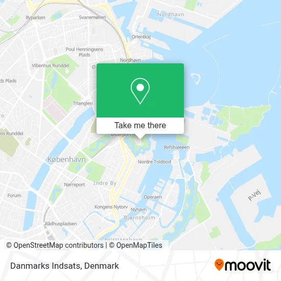 Danmarks Indsats map