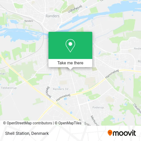 Shell Station map