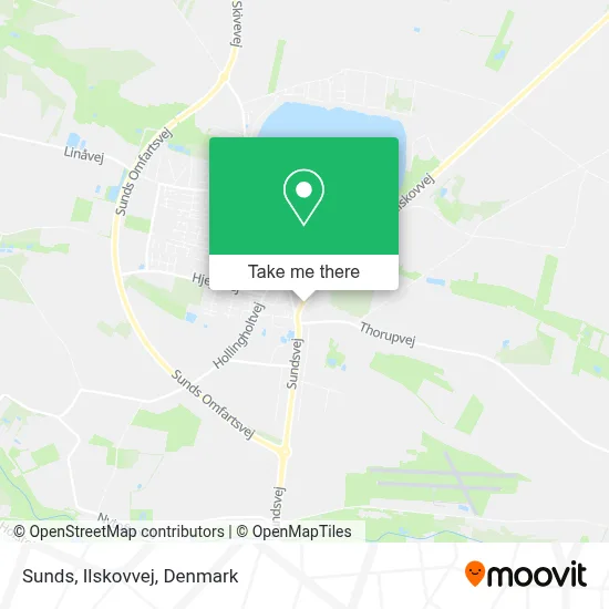 Sunds, Ilskovvej map