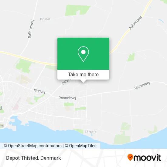 Depot Thisted map
