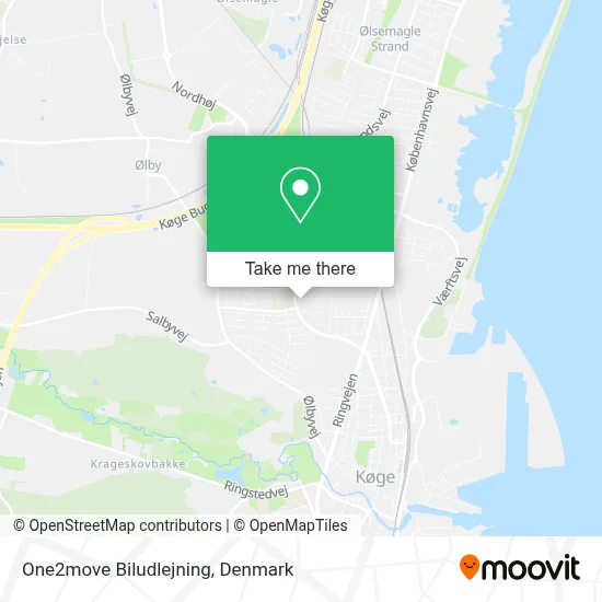 One2move Biludlejning map