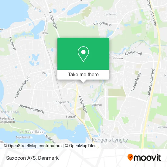 Saxocon A/S map