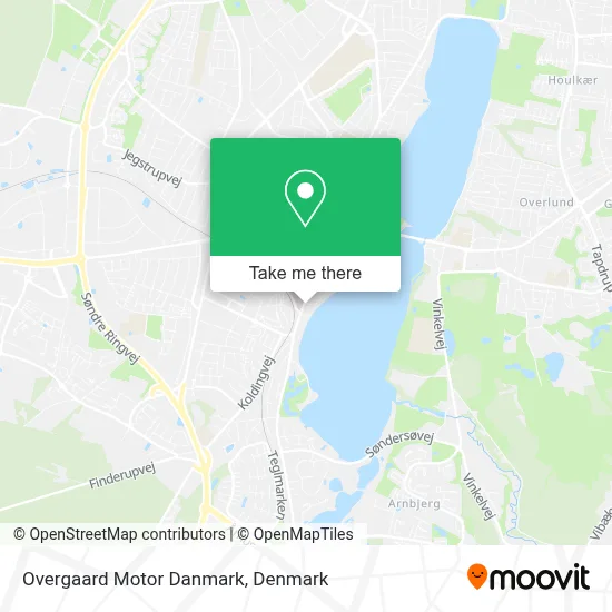 Overgaard Motor Danmark map