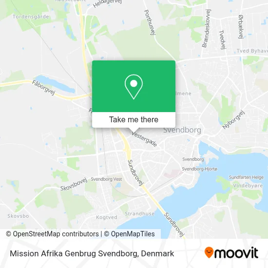 Mission Afrika Genbrug Svendborg map