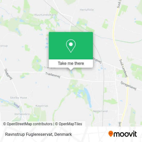 Ravnstrup Fuglereservat map