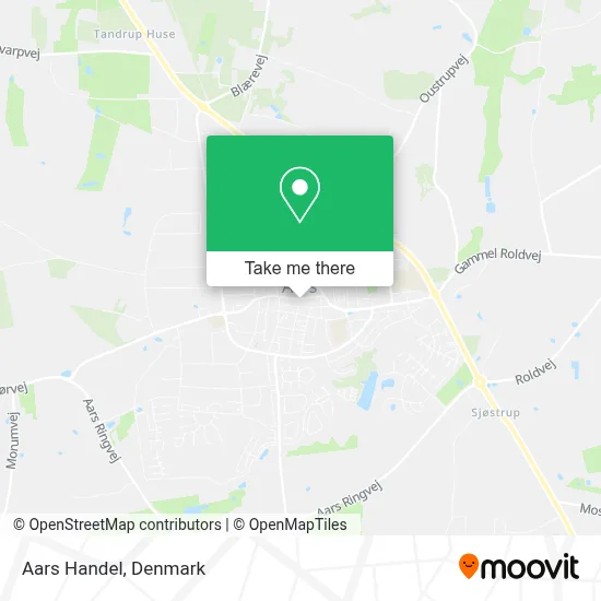Aars Handel map