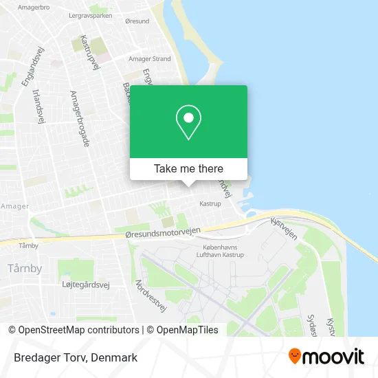 Bredager Torv map