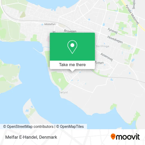 Melfar E-Handel map
