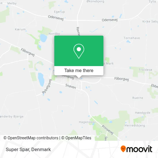 Super Spar map