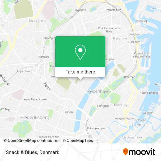 Snack & Blues map