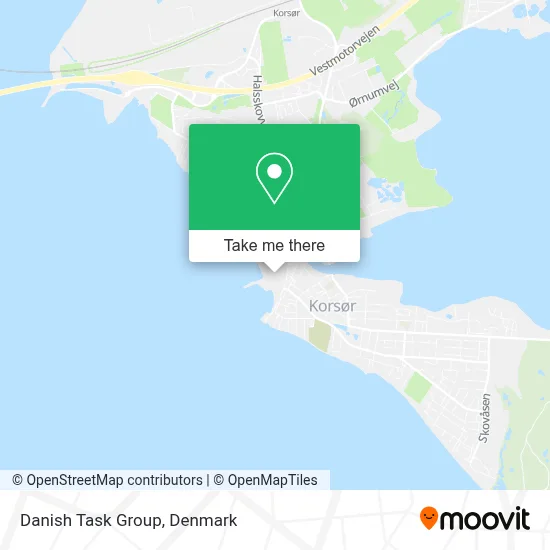 Danish Task Group map