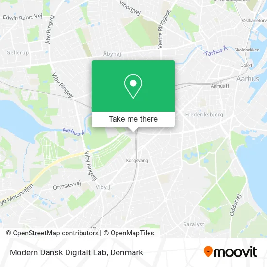 Modern Dansk Digitalt Lab map