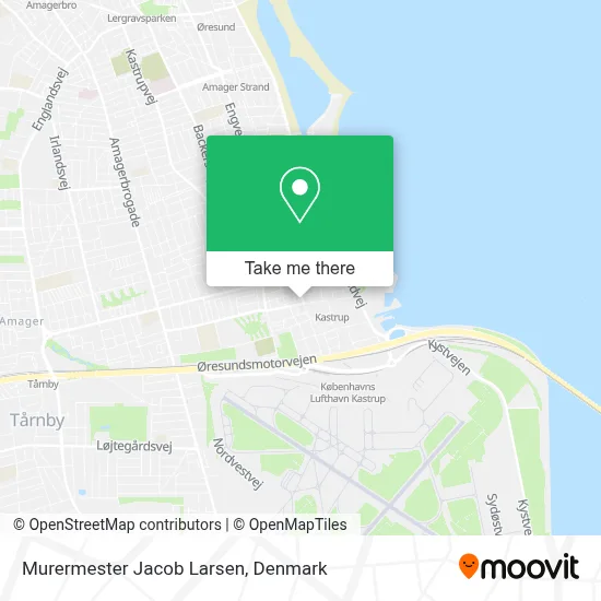 Murermester Jacob Larsen map