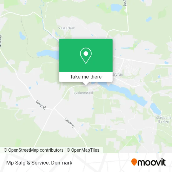 Mp Salg & Service map