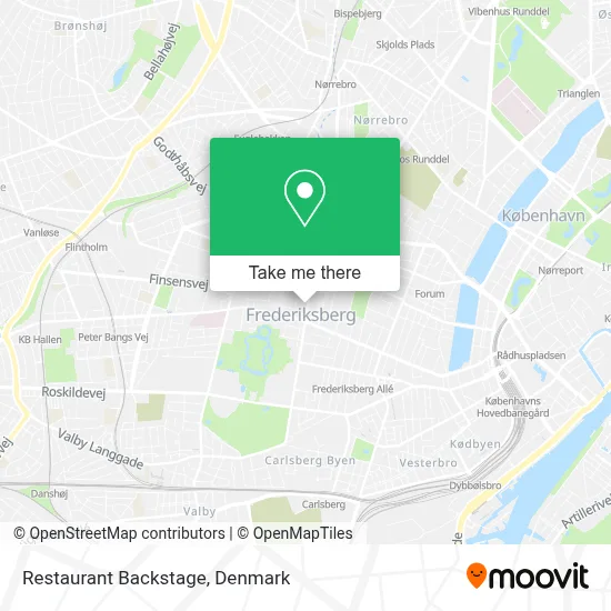 Restaurant Backstage map