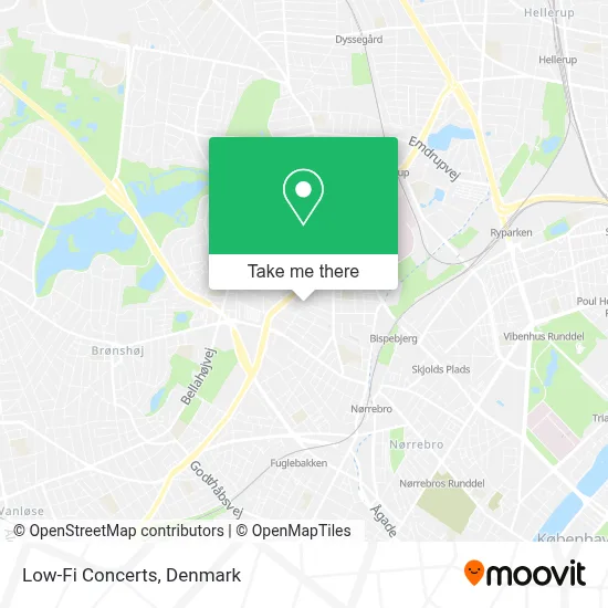 Low-Fi Concerts map