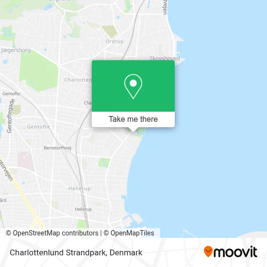 Charlottenlund Strandpark map