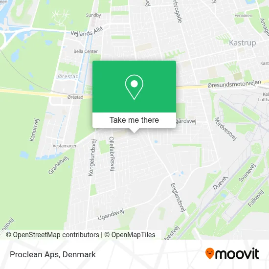 Proclean Aps map