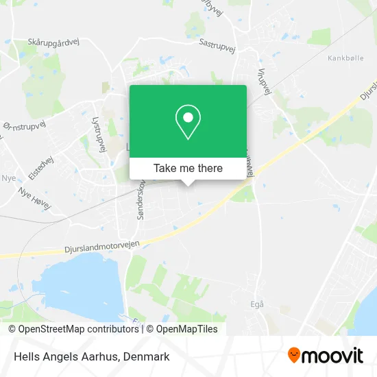 Hells Angels Aarhus map