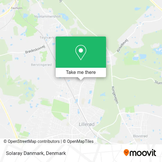 Solaray Danmark map