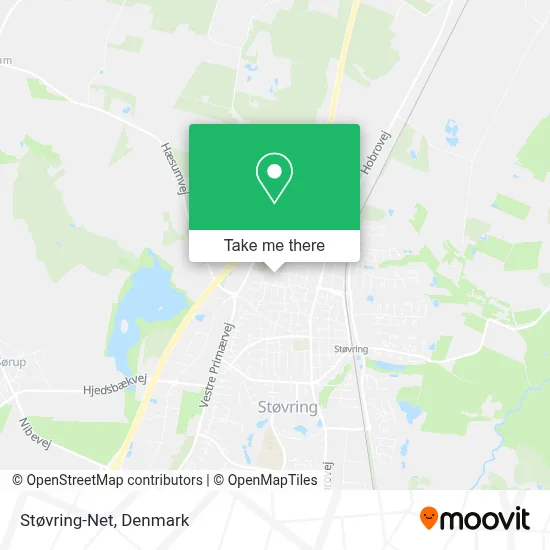 Støvring-Net map