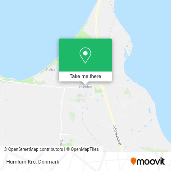 Humlum Kro map