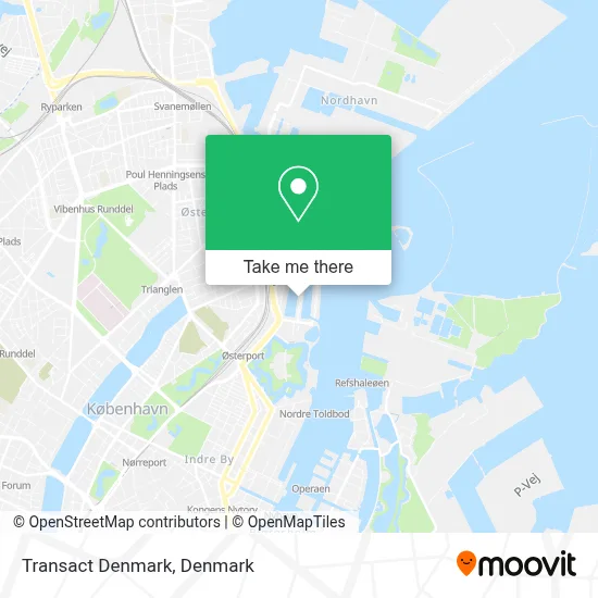 Transact Denmark map