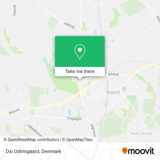 Dsi Odinsgaard map