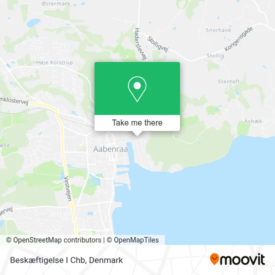 Beskæftigelse I Chb map