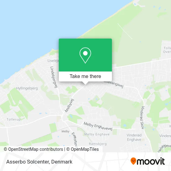 Asserbo Solcenter map