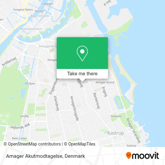 Amager Akutmodtagelse map