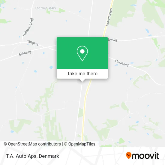 T.A. Auto Aps map