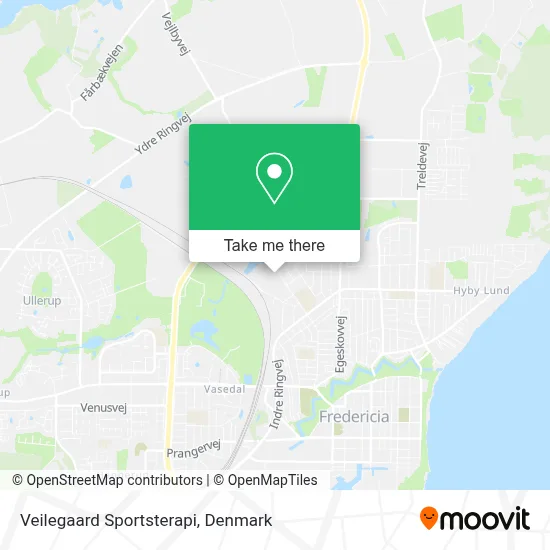 Veilegaard Sportsterapi map