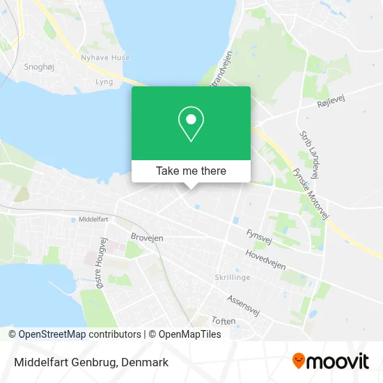 Middelfart Genbrug map