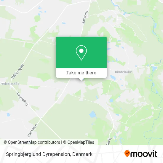 Springbjerglund Dyrepension map