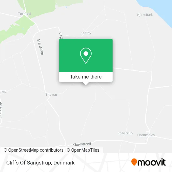 Cliffs Of Sangstrup map
