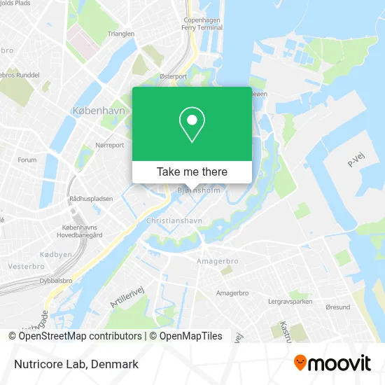 Nutricore Lab map