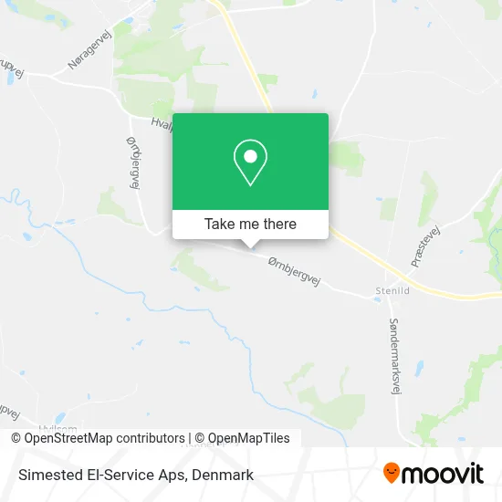 Simested El-Service Aps map