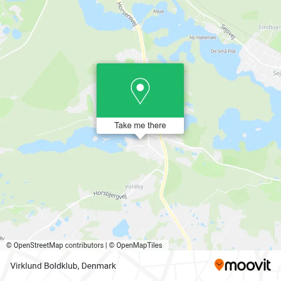 Virklund Boldklub map