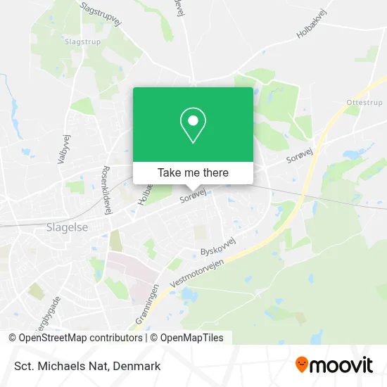 Sct. Michaels Nat map