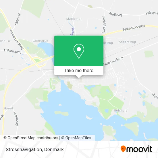 Stressnavigation map
