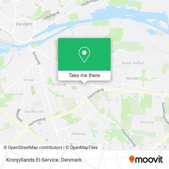 Kronjyllands El-Service map