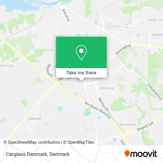 Carglass Danmark map