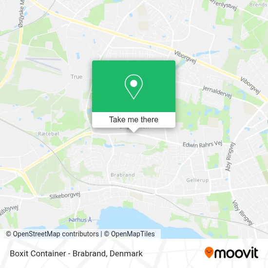 Boxit Container - Brabrand map