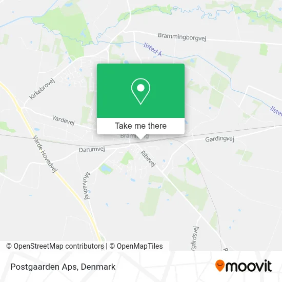 Postgaarden Aps map
