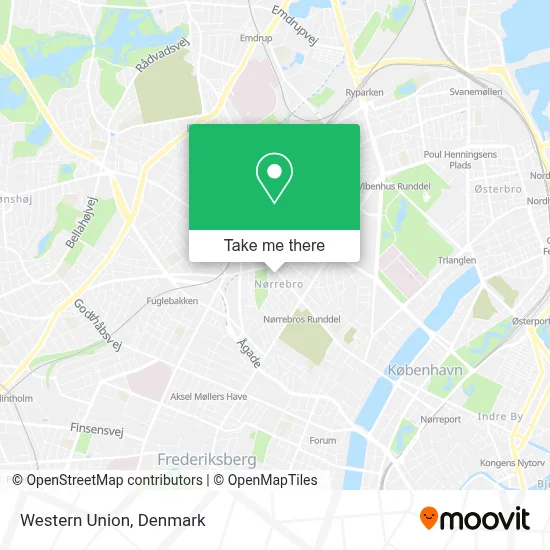 Western Union map