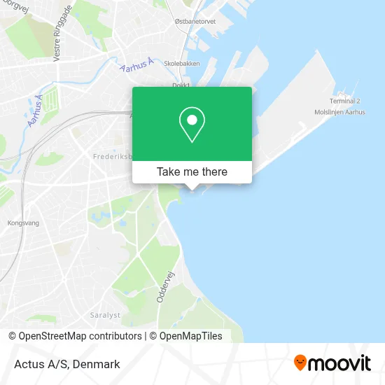 Actus A/S map
